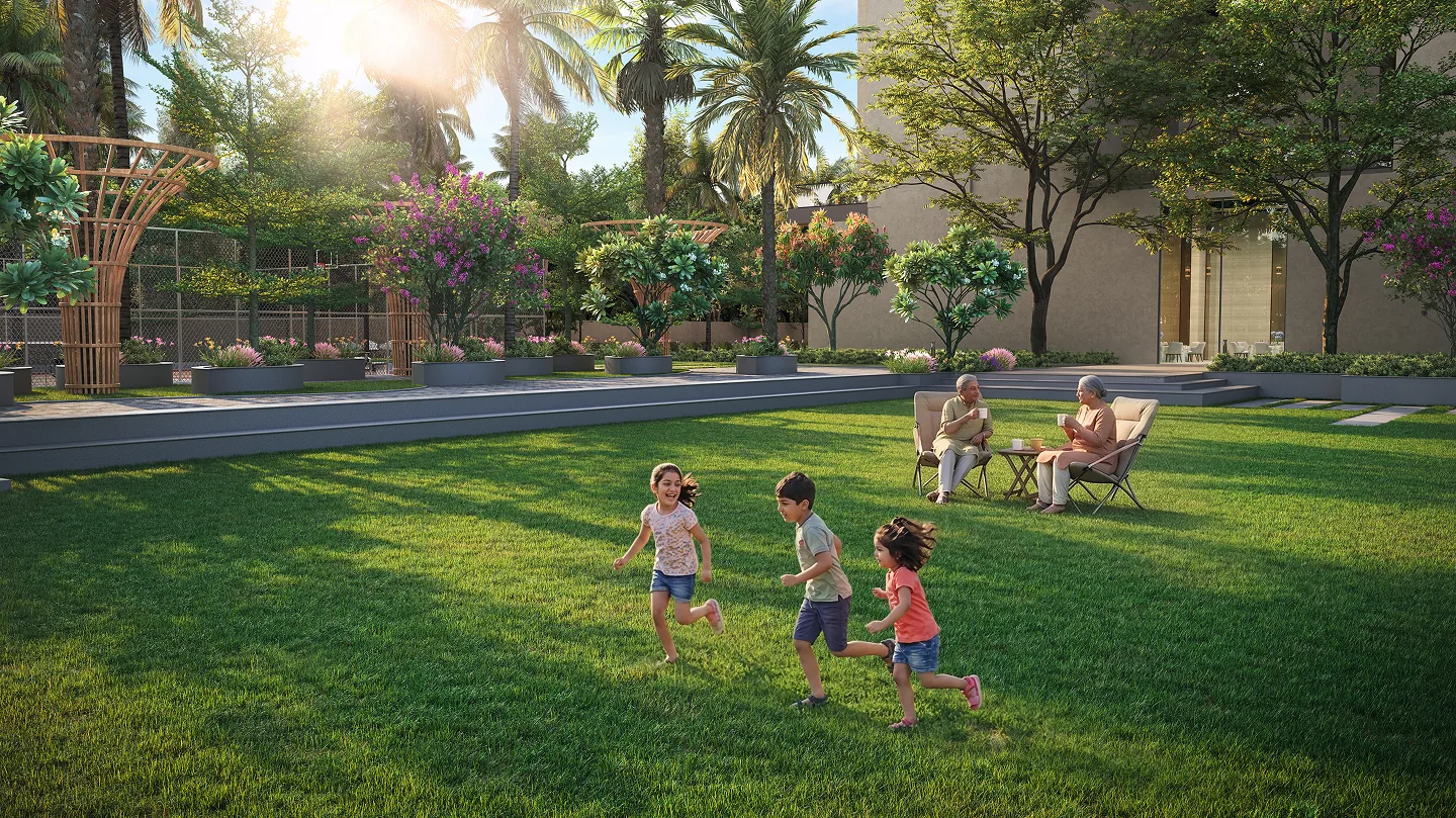 Landscaped Walkway